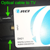 Chromecast PC to TV - Orei audio converter
